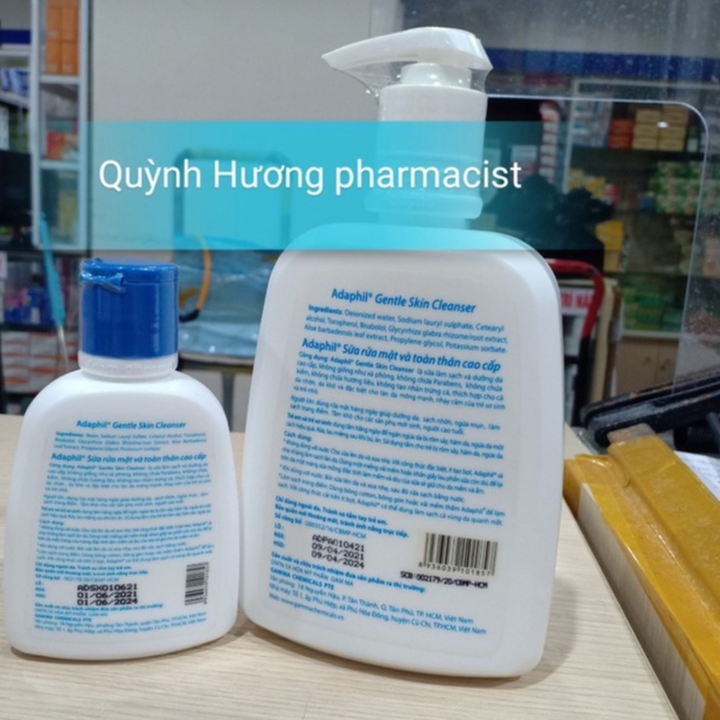 Sữa tắm,rửa toàn thân ADAPHIL dịu nhẹ