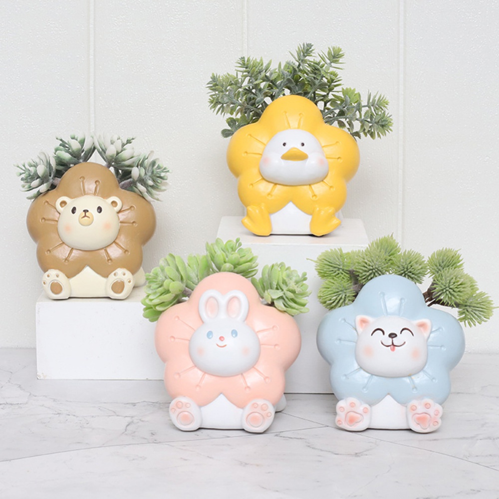 Chậu Cây Nhựa Trang Trí Bàn Sáng Tạo