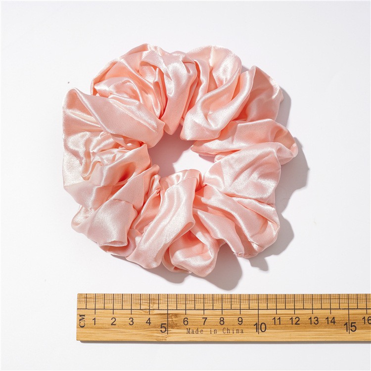 [NowShip2h] Cột Tóc Scrunchies Trơn Chất Liệu Satin Mềm Mại Thanh Lịch HOT TREND - Handmade- Mã DT015