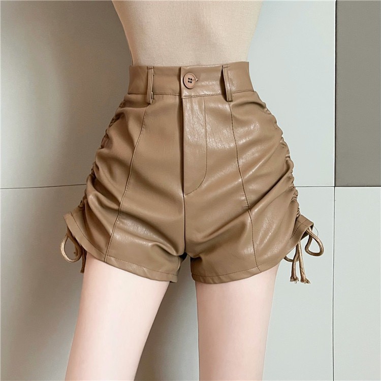 Quần da cao cấp kết hợp dây rút đang thịnh hành Q001