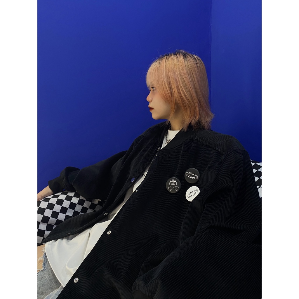 ÁO KHOÁC CND VELVET FABRIC BOMBER BLACK