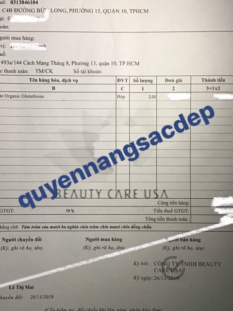 Viên uống trắng da White Organic Glutathione 500mg | BigBuy360 - bigbuy360.vn