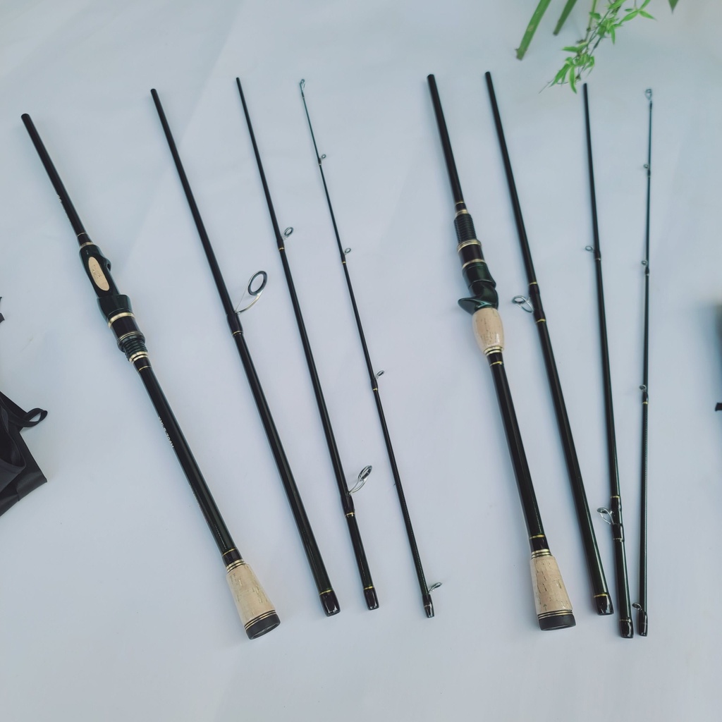 Cần câu lure 4 khúc Super Cemreo Macans siêu nhẹ, độ cứng M thu gọn tiện lợi phukiencaulure cần câu lure chất lượng cao