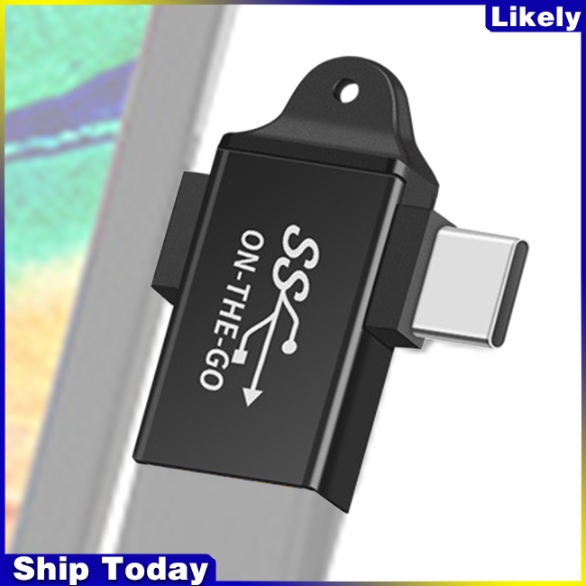 Đầu Chuyển Đổi Otg Type-c / micro Sang Usb 2 Trong 1 Đa Năng Cho Android