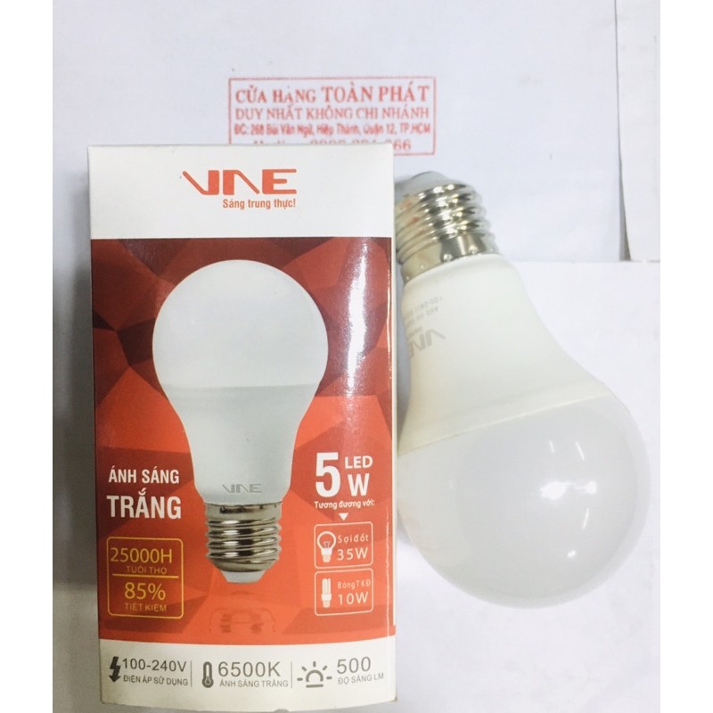 Bóng led tròn VNE 5w, 9w hàng chất lượng cao