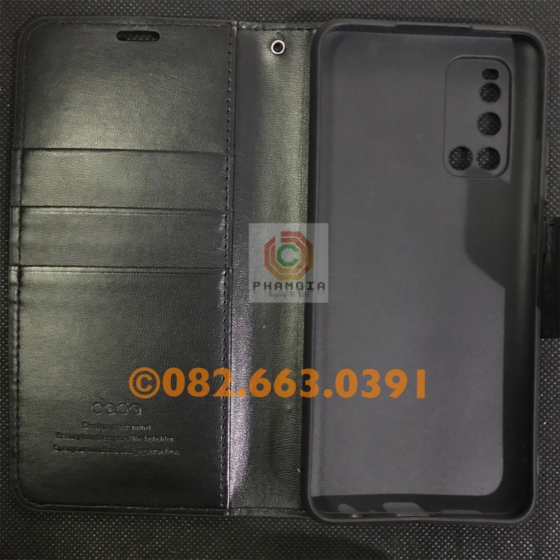 Bao da sang trọng có nắp gập dành cho Vivo V19