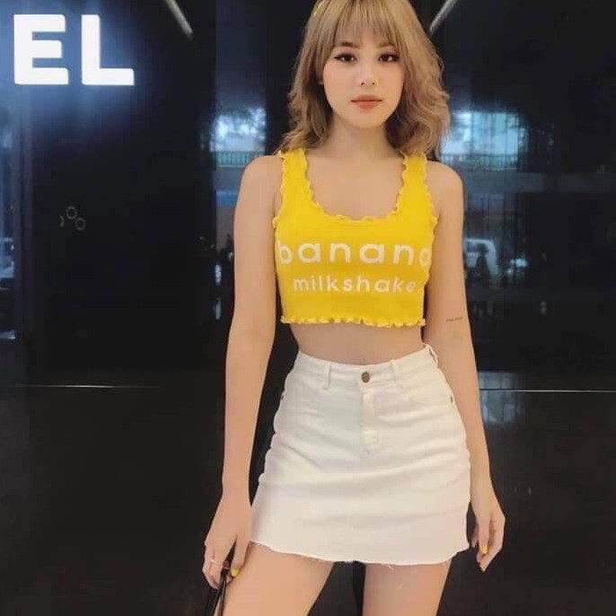 Chân váy kaki trơn có lót trong cực xinh
