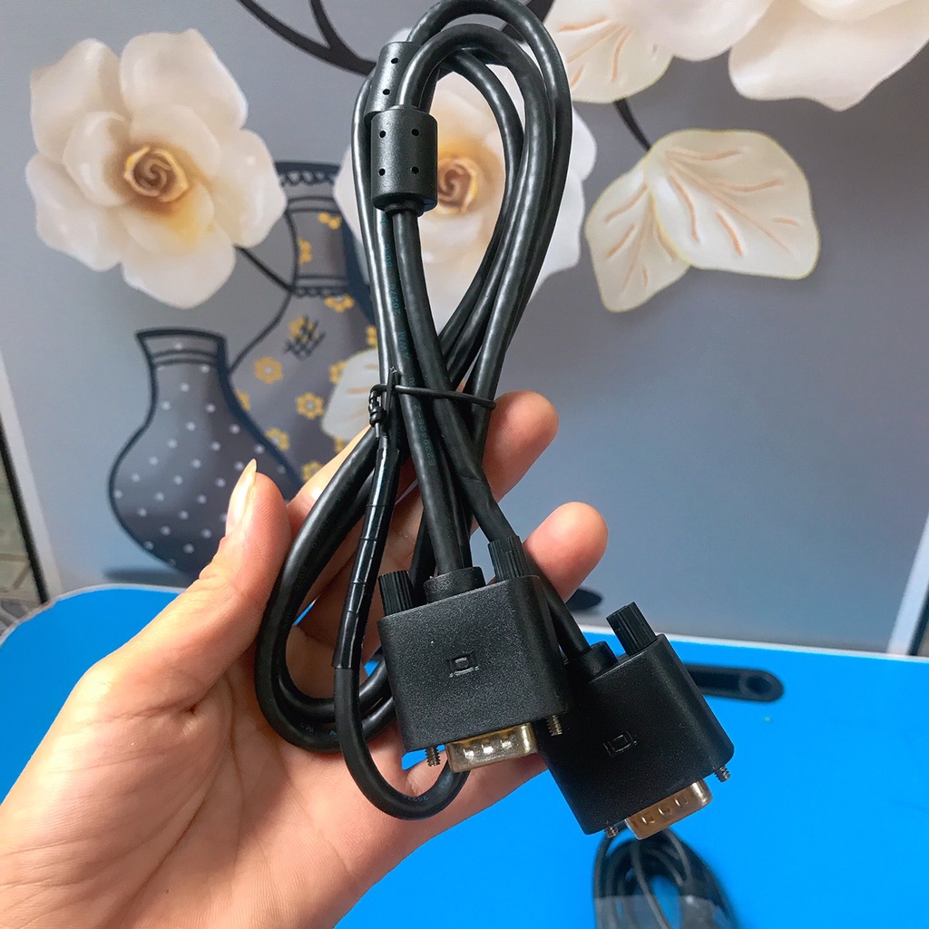 Dây Cáp Máy Chiếu Máy Tính Để Bàn PC Laptop Tín Hiệu VGA Dell Theo Màn Hình Dài 1.5M 1.8M 3M