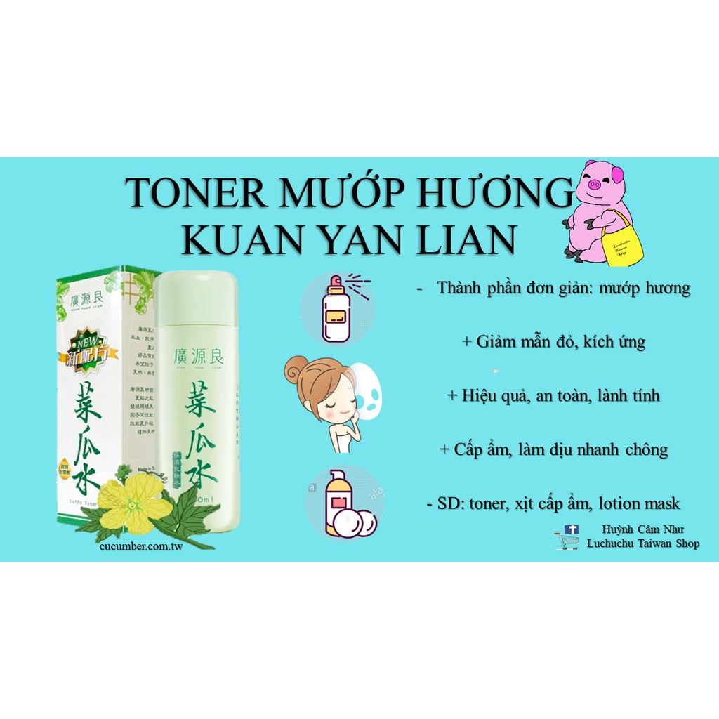 Toner mướp hương Kuan Yan Lian
