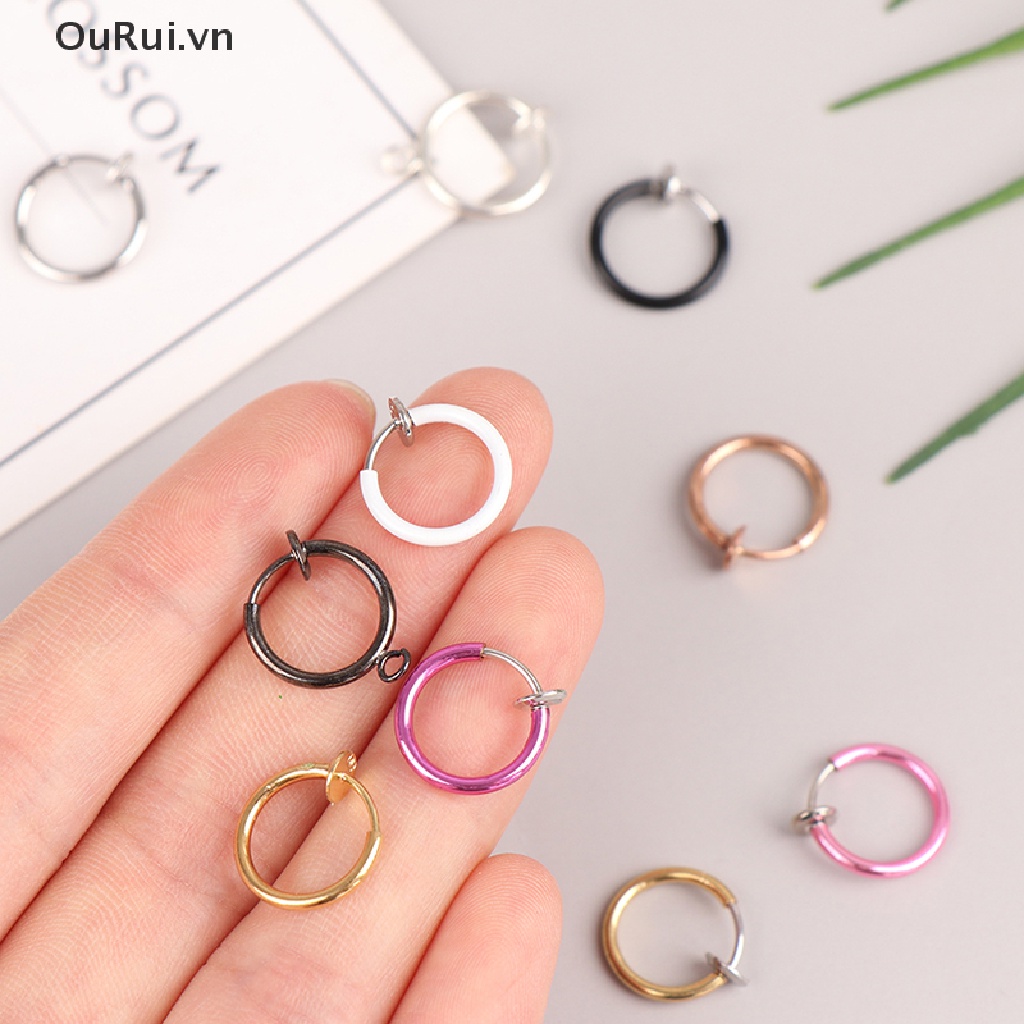 Khuyên mũi bằng thép phẫu thuật cá tính thời trang