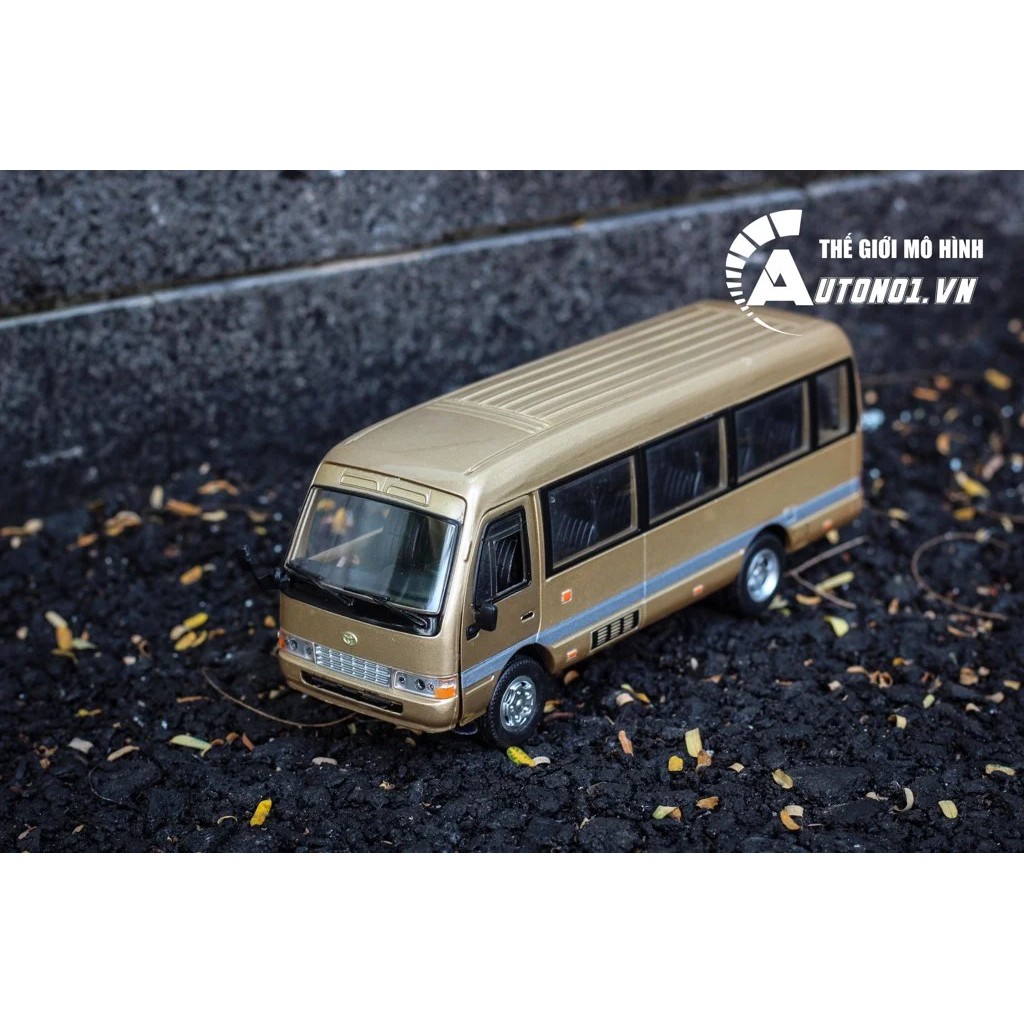 XE MÔ HÌNH TOYOTA COASTER BUS 1:32 SHENG HUI 1649