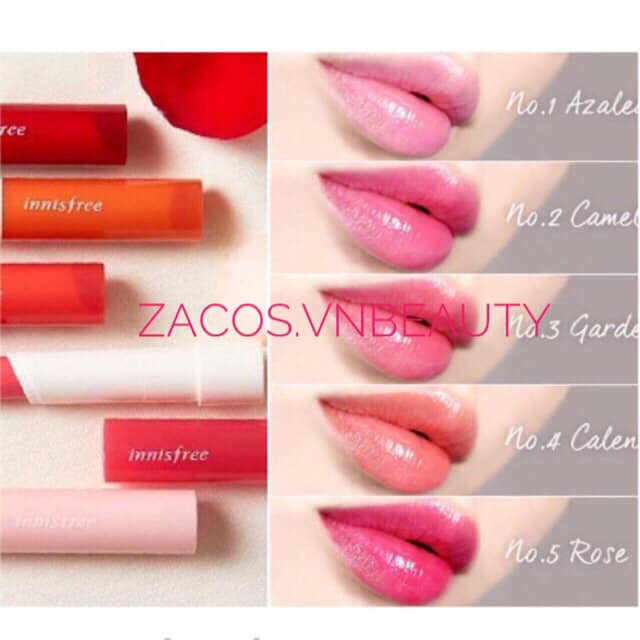 SON DƯỠNG CÓ MÀU INNISFREE GLOW TINT LIP BALM