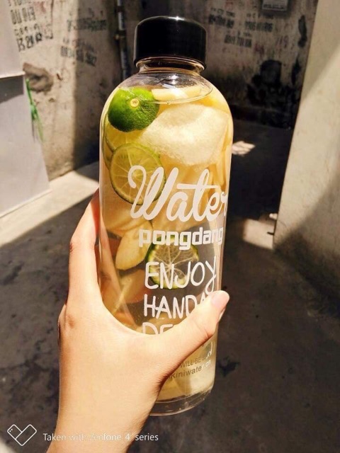 Bình nước PongDang 1000ml kèm túi vải