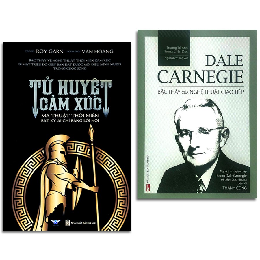 Sách - Tử Huyệt Cảm Xúc + Dale Carnegie - Bậc thầy của nghệ thuật giao tiếp (Bìa mềm) (Bộ 2 Quyển)