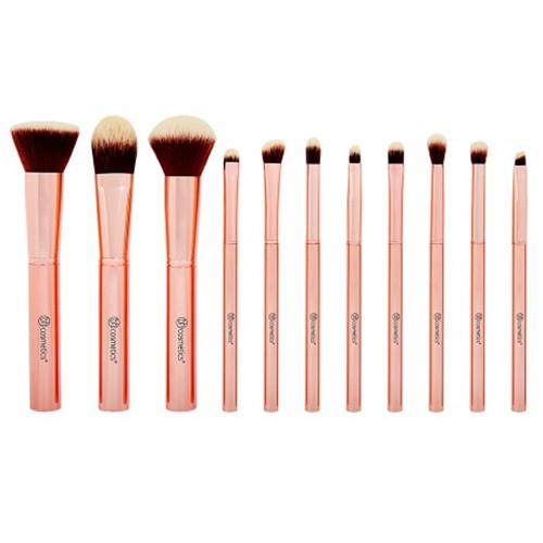 BH Meta Rose 11 Piece Brush Set With Bag