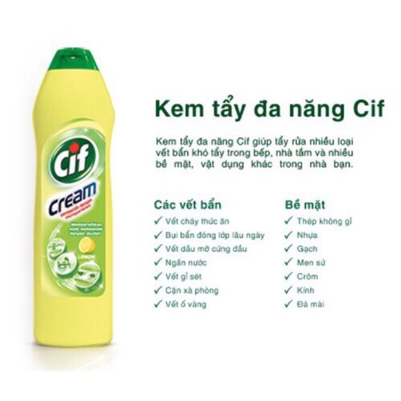 KEM TẨY ĐA NĂNG CIF 690G