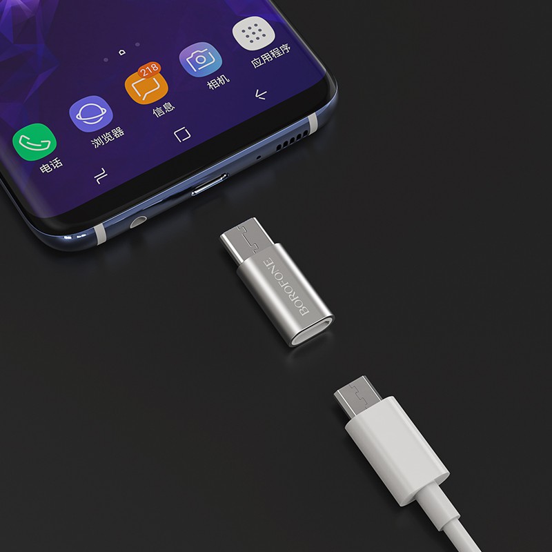 Đầu chuyển đổi Micro USB sang Type C Borofone BV4