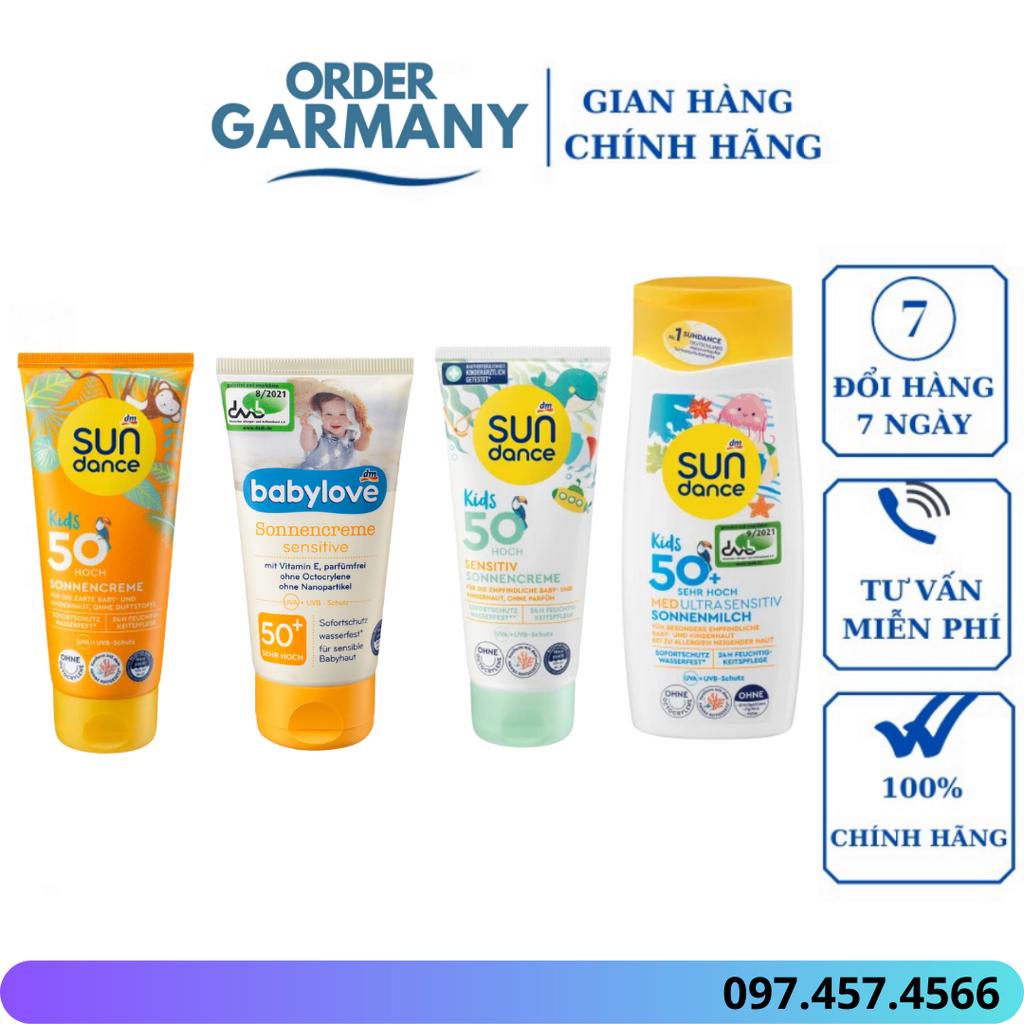 Kem chống nắng trẻ em Babylove/Sundance cho bé từ sơ sinh