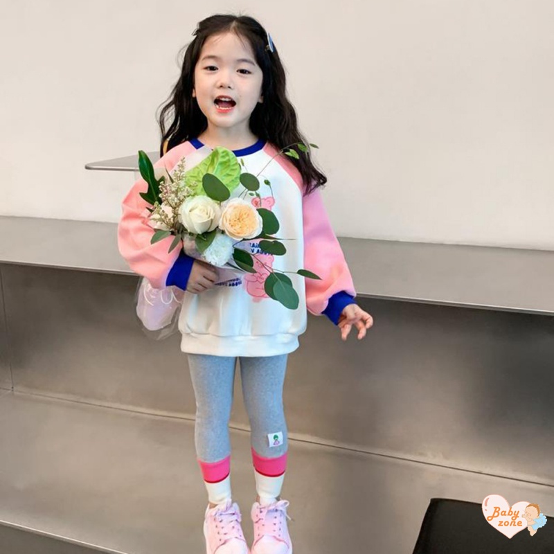 Quần Legging Co Giãn Thoải Mái Phong Cách Hàn Quốc Cho Bé