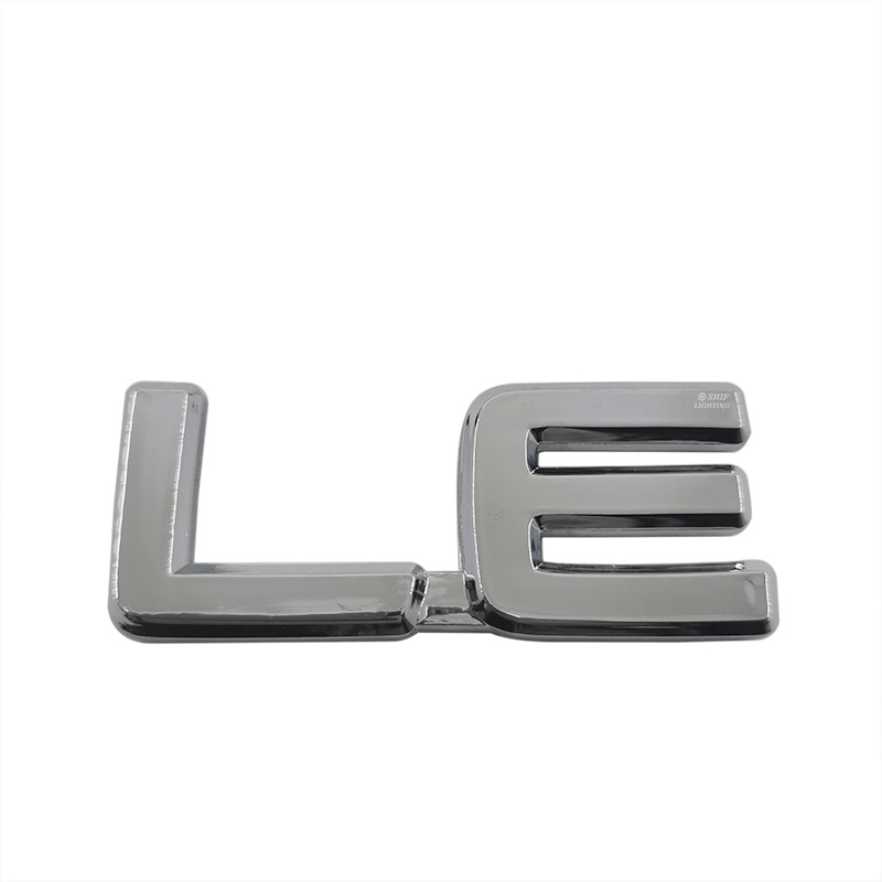 1 x ABS LE Logo Chữ Logo Dán Trang Trí Phía Sau Xe Hơi