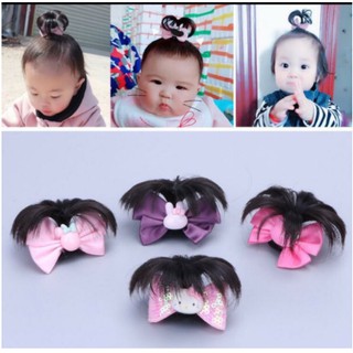 Kẹp tóc giả cây dừa cho bé