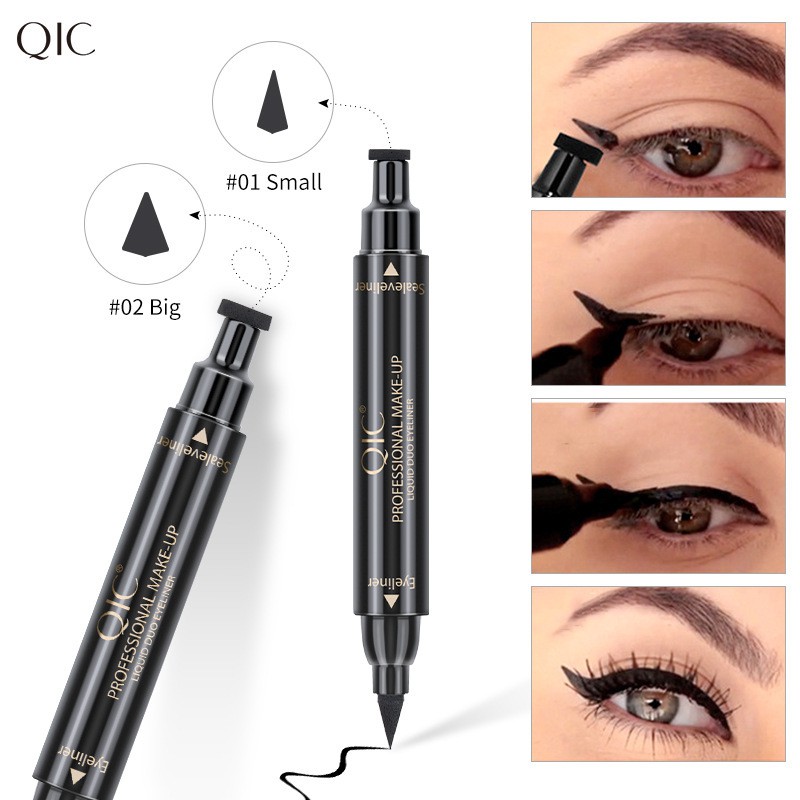 Bút kẻ mắt dạng lỏng 2 trong 1 chống nước lâu trôi