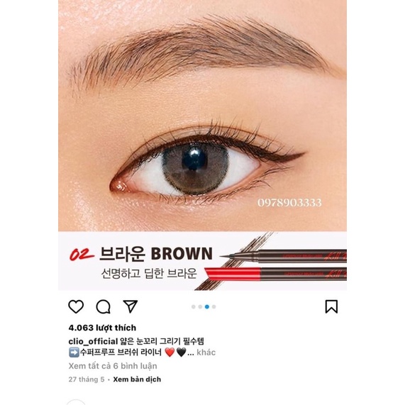 Bút dạ mắt nước Clio | BigBuy360 - bigbuy360.vn