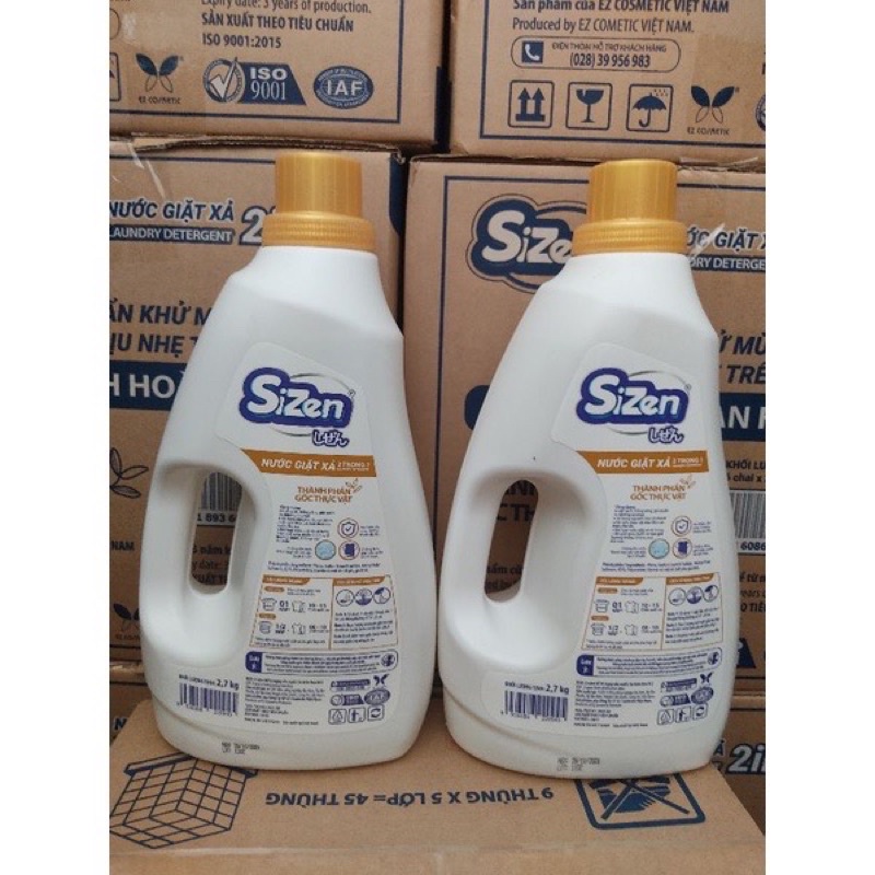 NƯỚC GIẶT SIZEN AN TOÀN LÀNH TÍNH CHO DA NHẠY CẢM