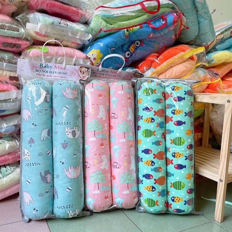 Chặn nôi set 2 cái-Bộ chèn nôi Anh việt
