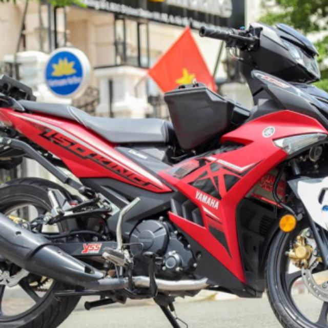 Tem exciter 150 mx king tặng logo