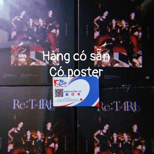 Album T-ARA - Re:T-ARA + Quà 1 ảnh khổ A5 hình bias (ghi chú khi đặt hàng)