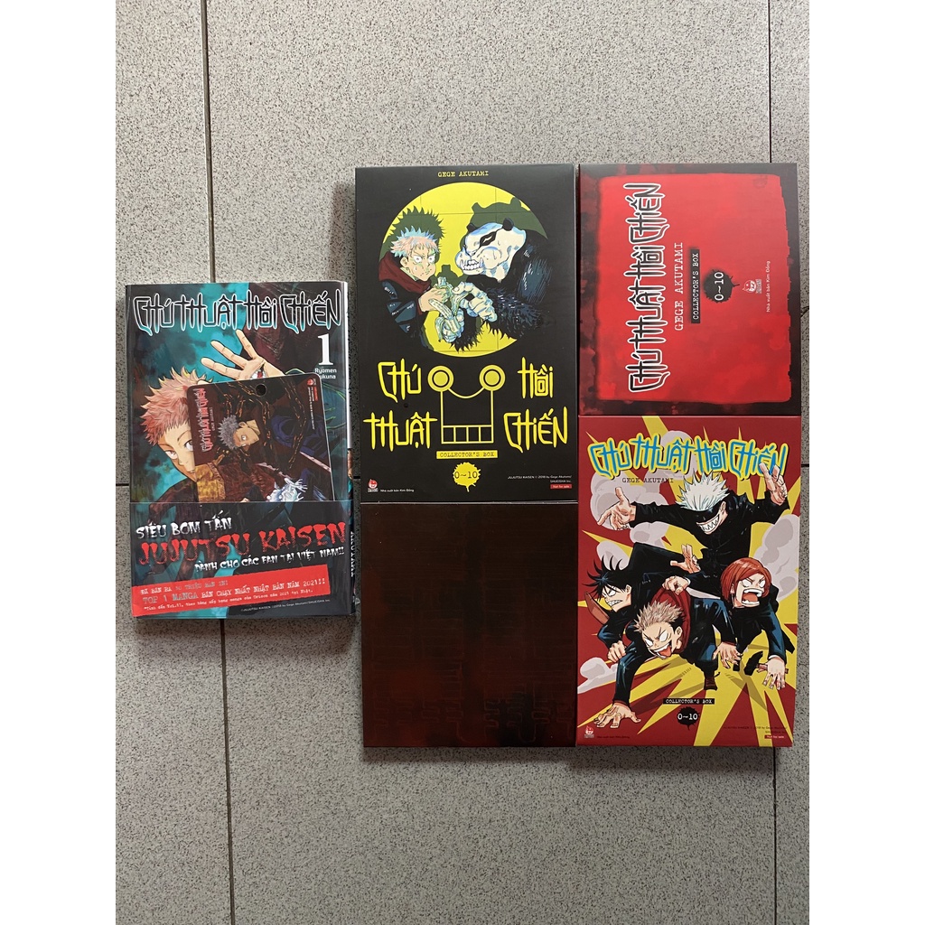 Box chú thuật hồi chiến + vol 1