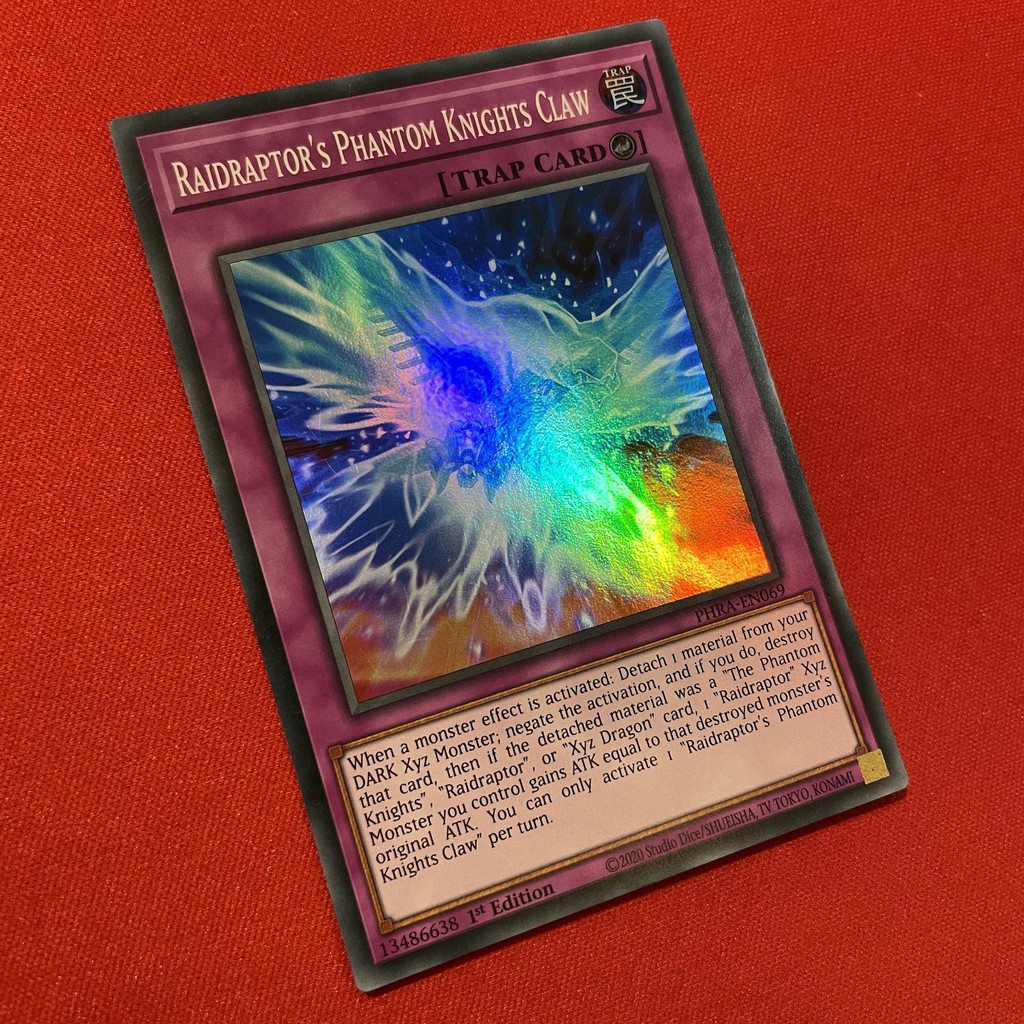 [Thẻ Bài Yugioh Chính Hãng] Raidraptor's Phantom Knights Claw