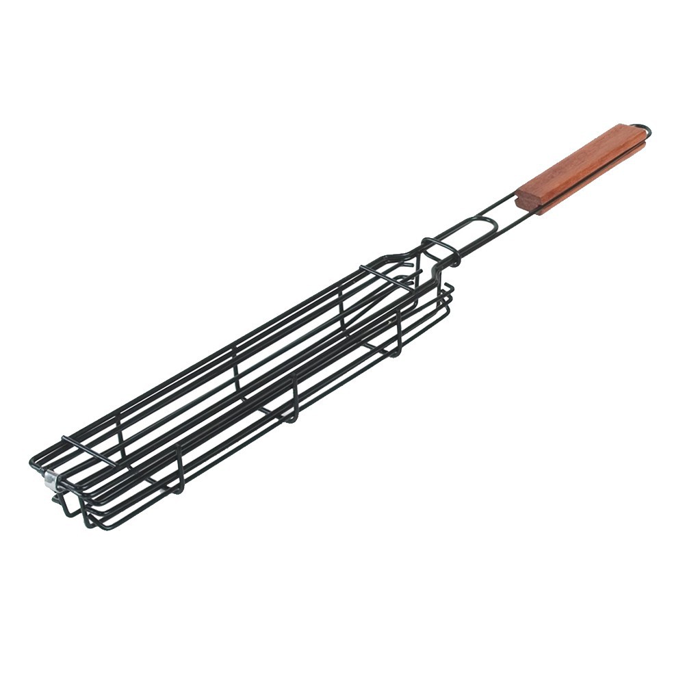 Vỉ Nướng Thịt Bbq Bằng Thép Không Gỉ KT 49cm x 4.8cm x 3.5cm