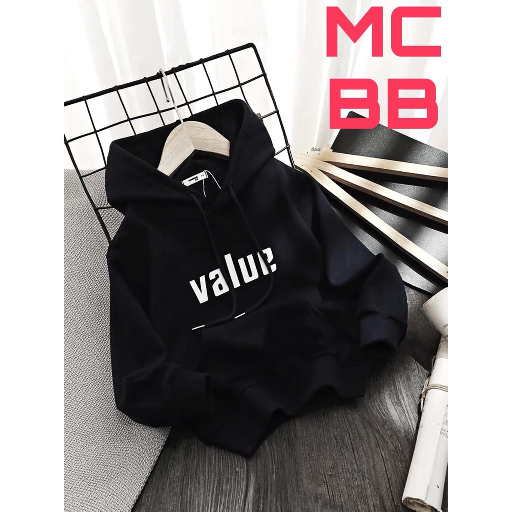 MCBB - 23-47Kg Vải Dày Áo Hoodie Bé Trai Bé Gái Ba Mẹ Áo Thun Tay Dài Có Mũ Trùm Đầu Dây Rút Cotton Unisex Nam Nữ Trẻ Em