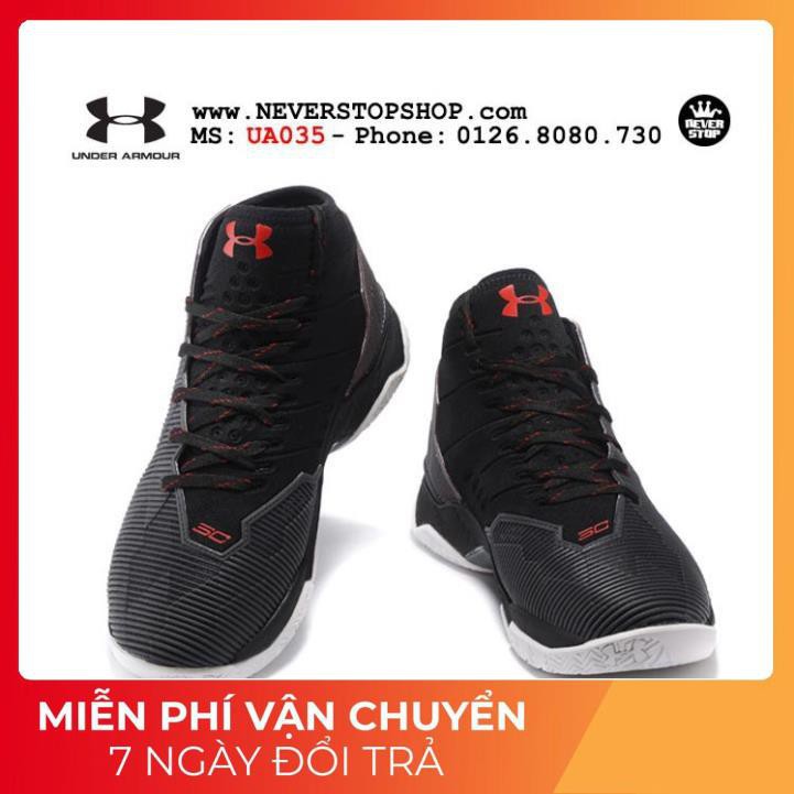 🏀 [Đại Tiệc Sale] UNDER ARMOUR CURRY 2.5 ELEMENTAL giày bóng rổ cổ cao nam thể thao cổ cao [TẶNG VỚ] 🏀 XỊN 2020 new : 1