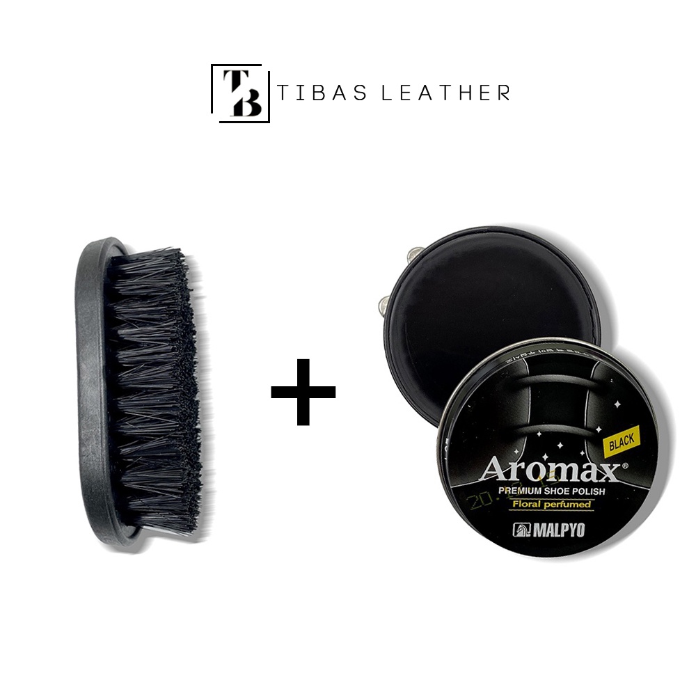 Combo Xi Aromax và Bàn Chải Đánh Giày Cao Cấp