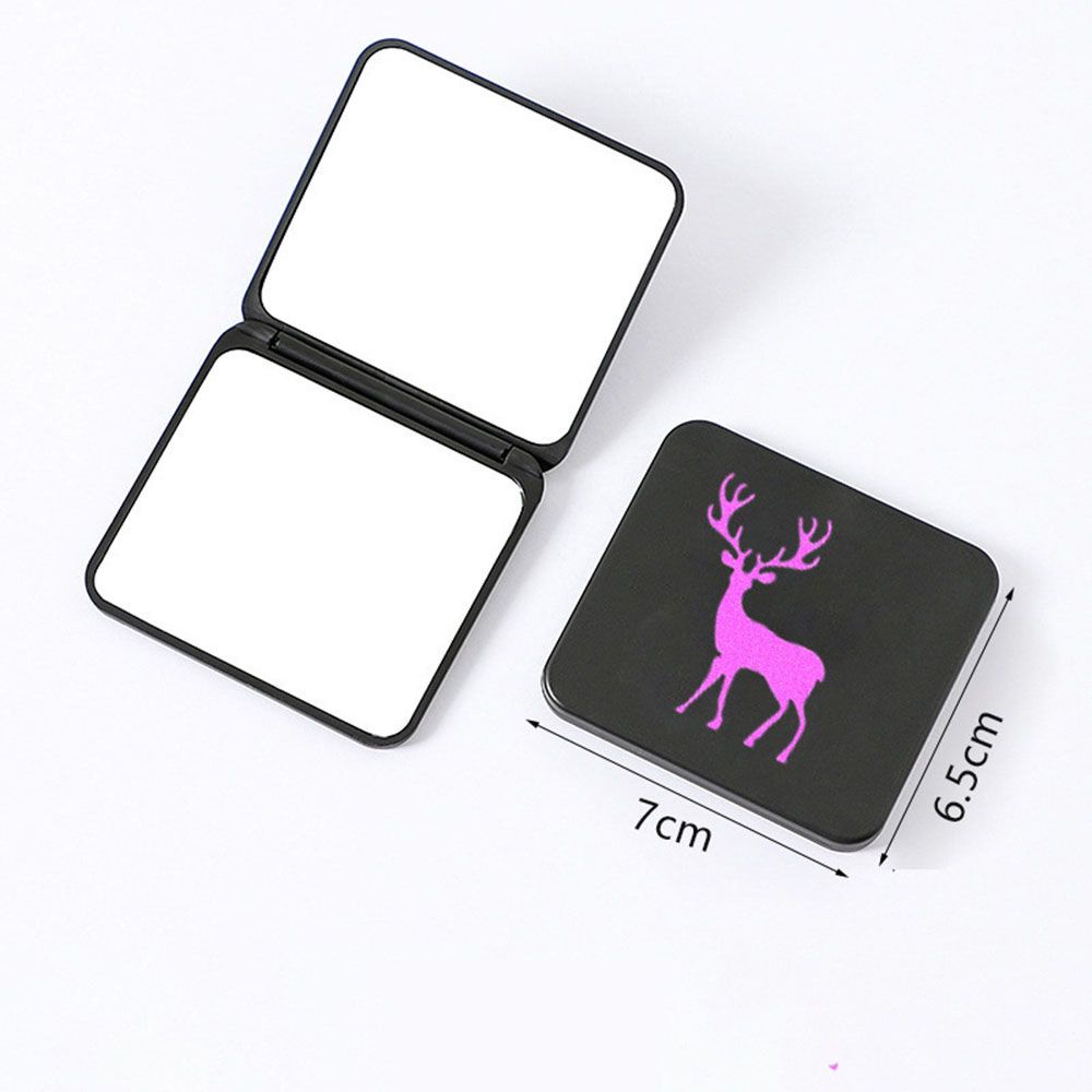 [Hàng mới về] Gương trang điểm cầm tay thiết kế hai mặt phong cách hoạt hình tiện lợi