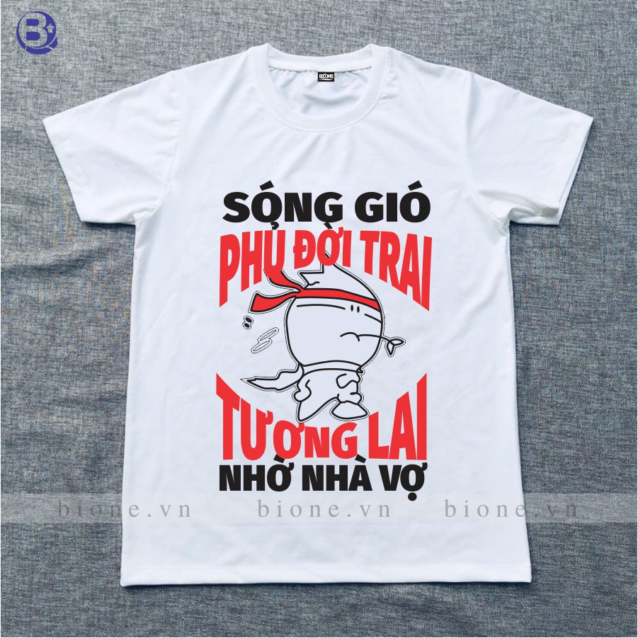 Áo thun Nam- sóng gió phủ đời trai tương lai nhờ nhà vợ