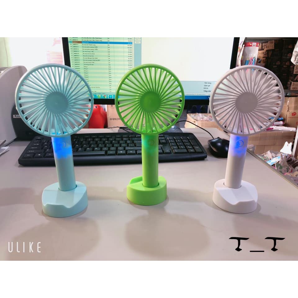 Quạt Sạc Pin Cầm Tay Có Chân Đế USB Hand Mini Fan M8- CỰC HOT