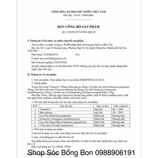 Immuno glucan C - TĂNG SỨC ĐỀ KHÁNG