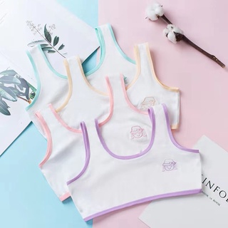 [Kiki 'S Home] Áo Ngực Cotton Mềm Mại Thoáng Khí Thoải Mái Dành Cho Nữ Sinh Trung Học