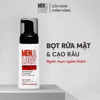 Bọt Rửa Mặt & Cạo Râu Menology Ngăn Mụn Ngừa Thâm 100ml