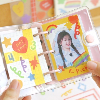 Set 4 khung polaroid kèm sticker trang trí ảnh idol hết sẩy
