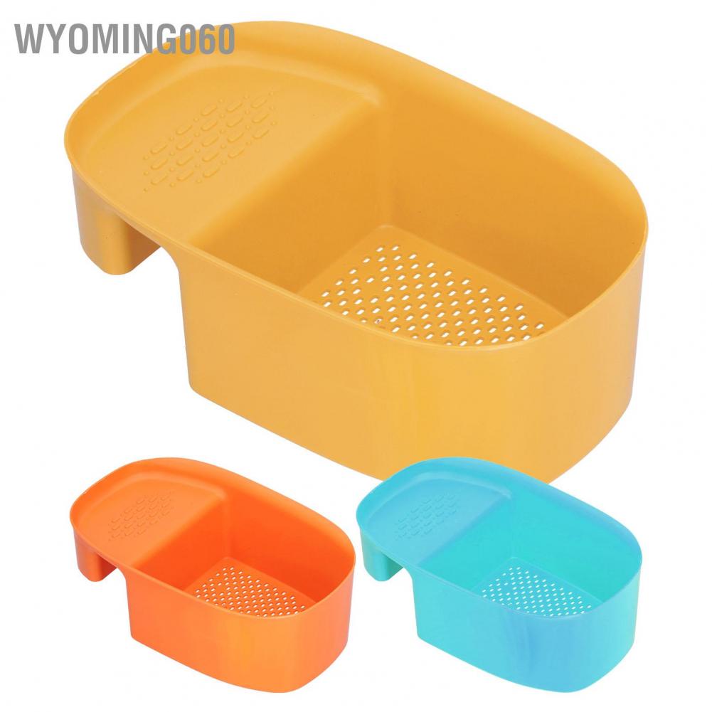 Wyoming060 Sink Drain Rack Multifunctional Fruit Vegetable Drainer Leftovers Filter for Kitchen Use