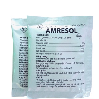 Gói Amresol Nước biển khô bù nước và điện giải gói 27.9g