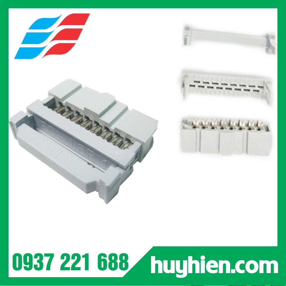 Đầu cáp module led 16P ( túi 100 cái)