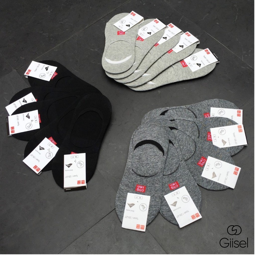 Combo 2 đôi tất hài cotton co giãn thoáng khí thông hơi