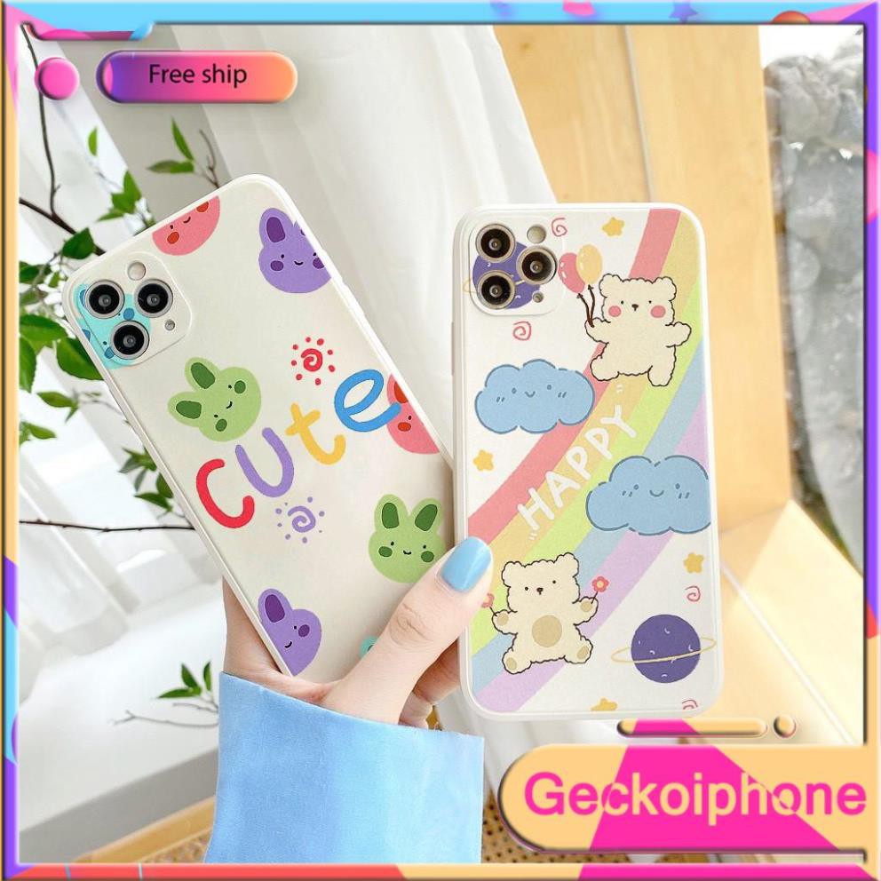 Ốp lưng iphone từ 6 đến 12 promax Cute Gecko D127