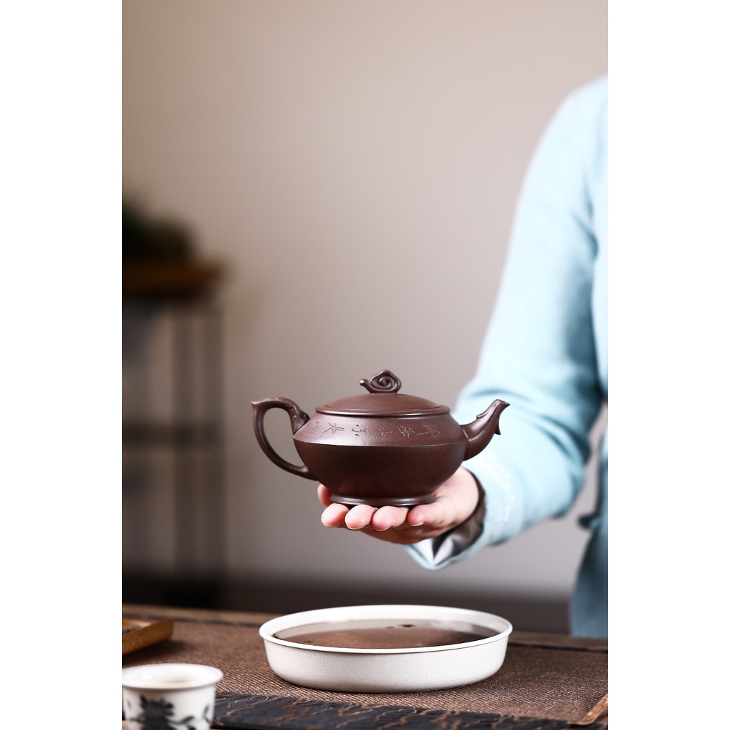 Ấm Tử Sa Nghi Hưng Hán Vân Phụng Vân 300 ml (Tử Nê)